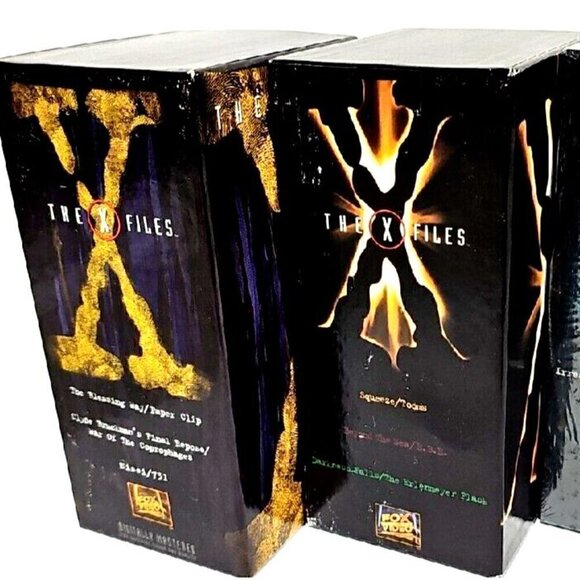 The X-Files - Lot of (2 box) X3 VHS Tapes 1996-1997  Crime Investigation Mystery - Picture 1 of 12